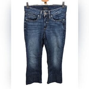 Silver Jeans Co. Suki Suki Mid Rise Slim Bootcut Jeans Sz 26
